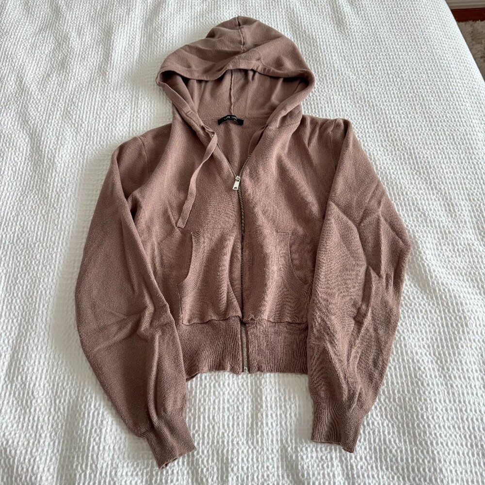 LOVE TREE knitted zip up S